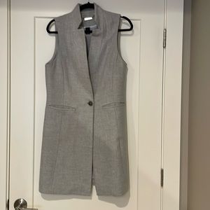 Long vest Gray-  WHBM